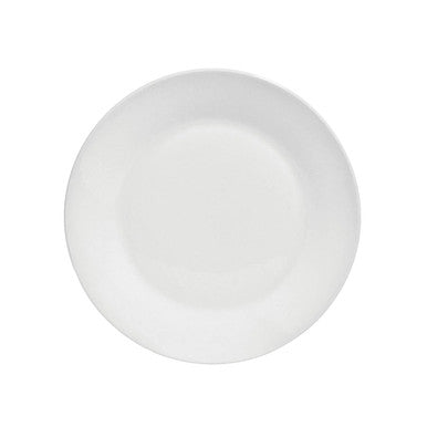 16 Piece White Porcelain Coupe Dinner Set