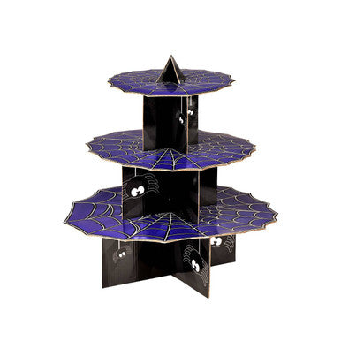 Halloween Spider 3 Tier Cake Stand
