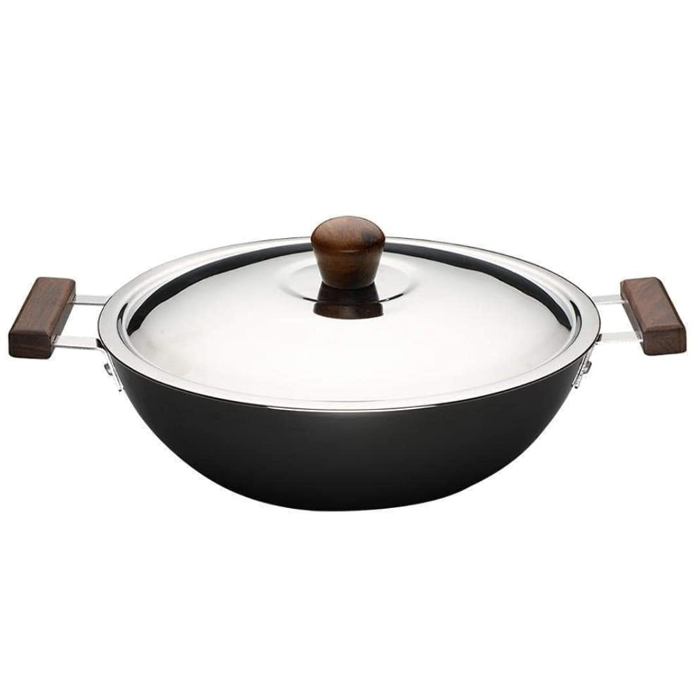 Hard Anodized Wok With Lid - 28 cm, 4.5 L
