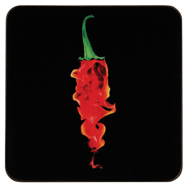 Set of 4 Chilli Cork Coasters