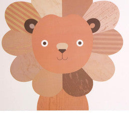 Set of 2 Lion Placemat and Coaster