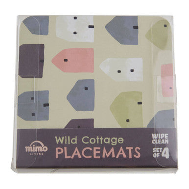 4 Piece Square Multicolour Coasters