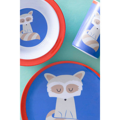 Kids Raccoon Dinner Set
