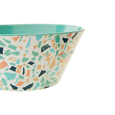 Terrazzo Pattern Melamine Salad Bowl
