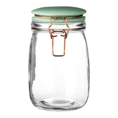 Pastel Green Glass Jar 1000ml