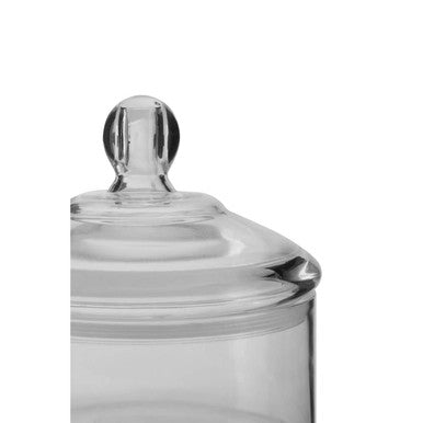 Transparent Round Storage Jar 600ml