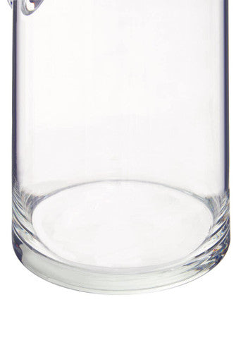 Clear Glass Pitcher with Pouring Spout