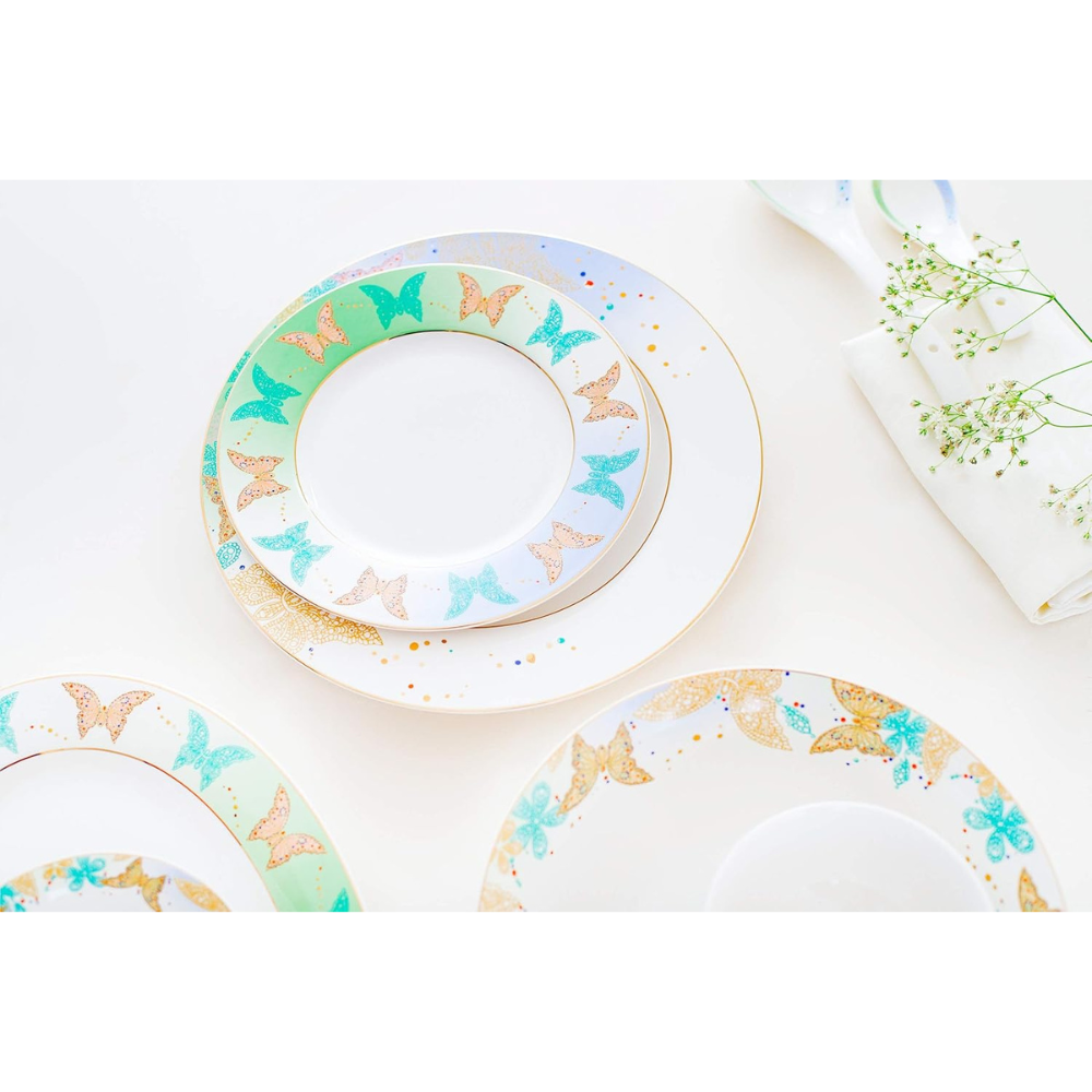 6 Pcs Dinner Plate Set, 27.4 cm