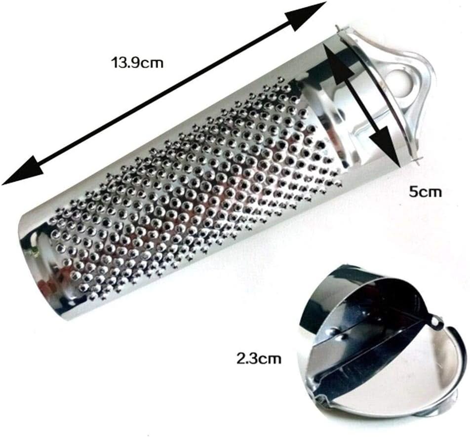 Stainless Steel Mini Handheld Grater – Multifunctional Kitchen Tool for Cheese, Lemon, Ginger, Garlic, and Nut