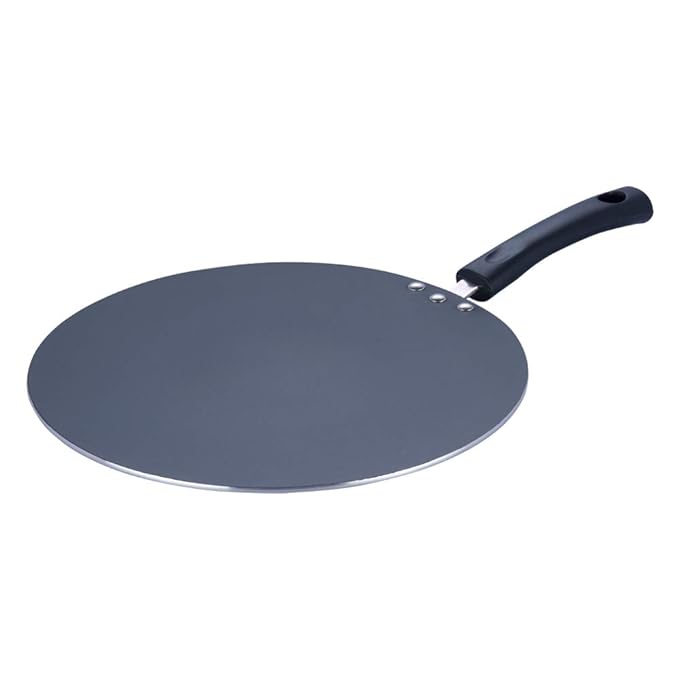 Aluminium Non Stick Flat Multi Tawa - 28 cm, Triple Layer Ceramic Coating, 4 mm Extra Thick Dosa Tawa