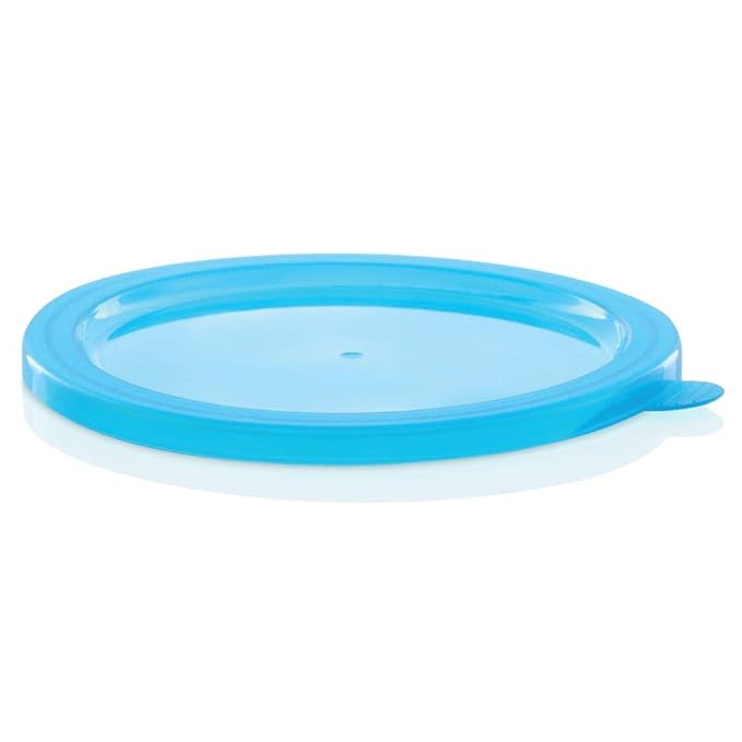 Glass Mixing & Serving Bowl With Blue Lid, Oven & Microwave Safe Bowl, 500 ml, Borosilicate Glass