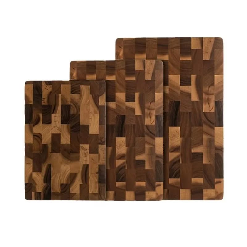 Premium Double-Sided Acacia Wood Chopping Board β Splicing Design, Water Drainage, and Damp-Proof for Modern Kitchens