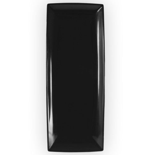 Classic Rectangular Melamine Black Tray 508ml x 200ml - Pack of 12