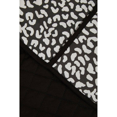 Black and White Leopard Print Double Oven Glove