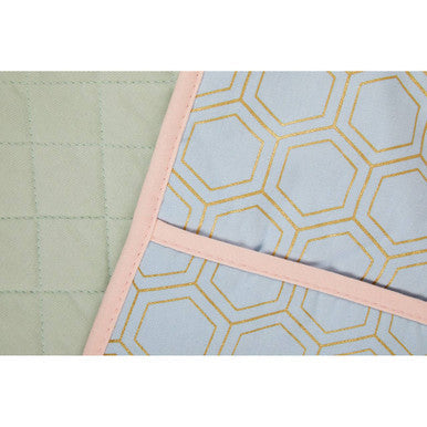 Pastel Art Deco Double Oven Glove