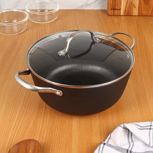 Preseasoned Cast Iron 24 cm Casserole Handi With Lid