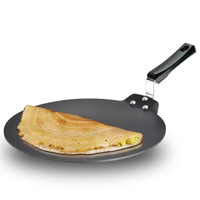 Nonstick Dosa Tava, Diameter 33 cm, Thickness 4.88 mm (Black)