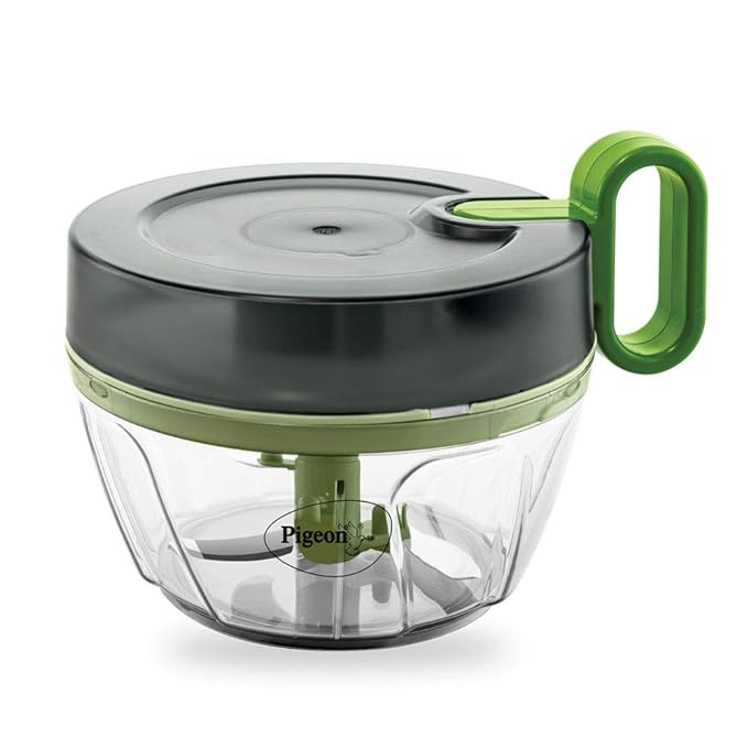 Large Handy and Compact Chopper with 3 Blades for effortlessly Chopping Vegetables and Fruits