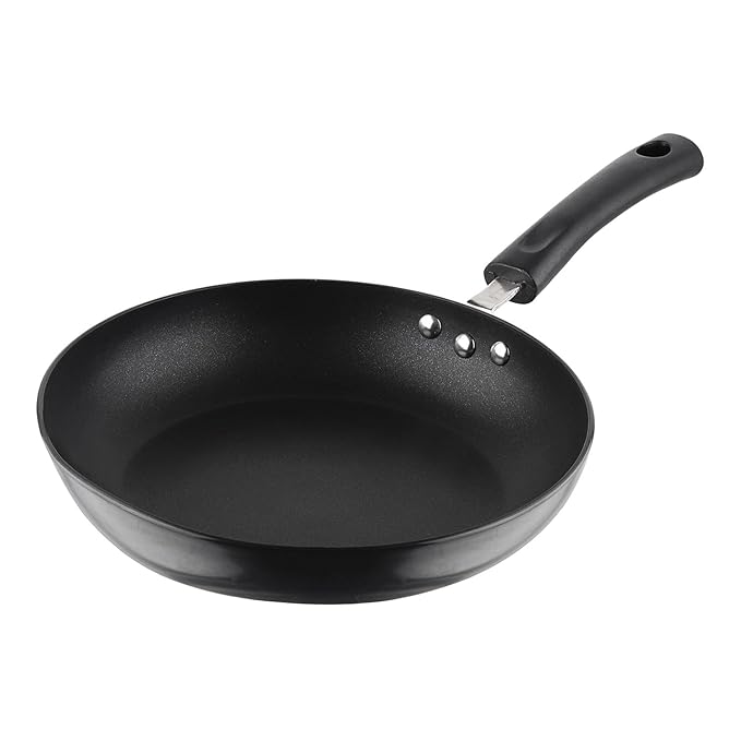 Non-Stick Fry Pan 22 cm Diameter, Hard Anodised Non-Stick Coating with 100% Virgin Bakelite Riveted Handle