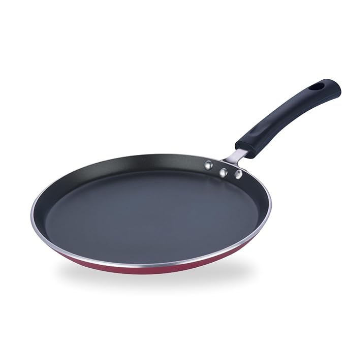 Aluminium Non Stick Dosa Omni Tawa - 28 cm, 4 mm Extra Thick, 3 Layer Ceramic Coat, Bakelite Handle