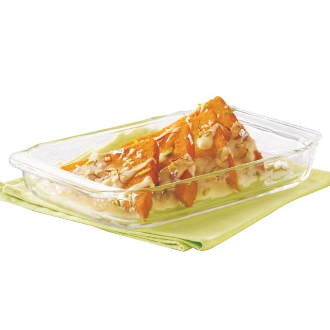 Glass Baking Dish, 2.2 L, Transparent