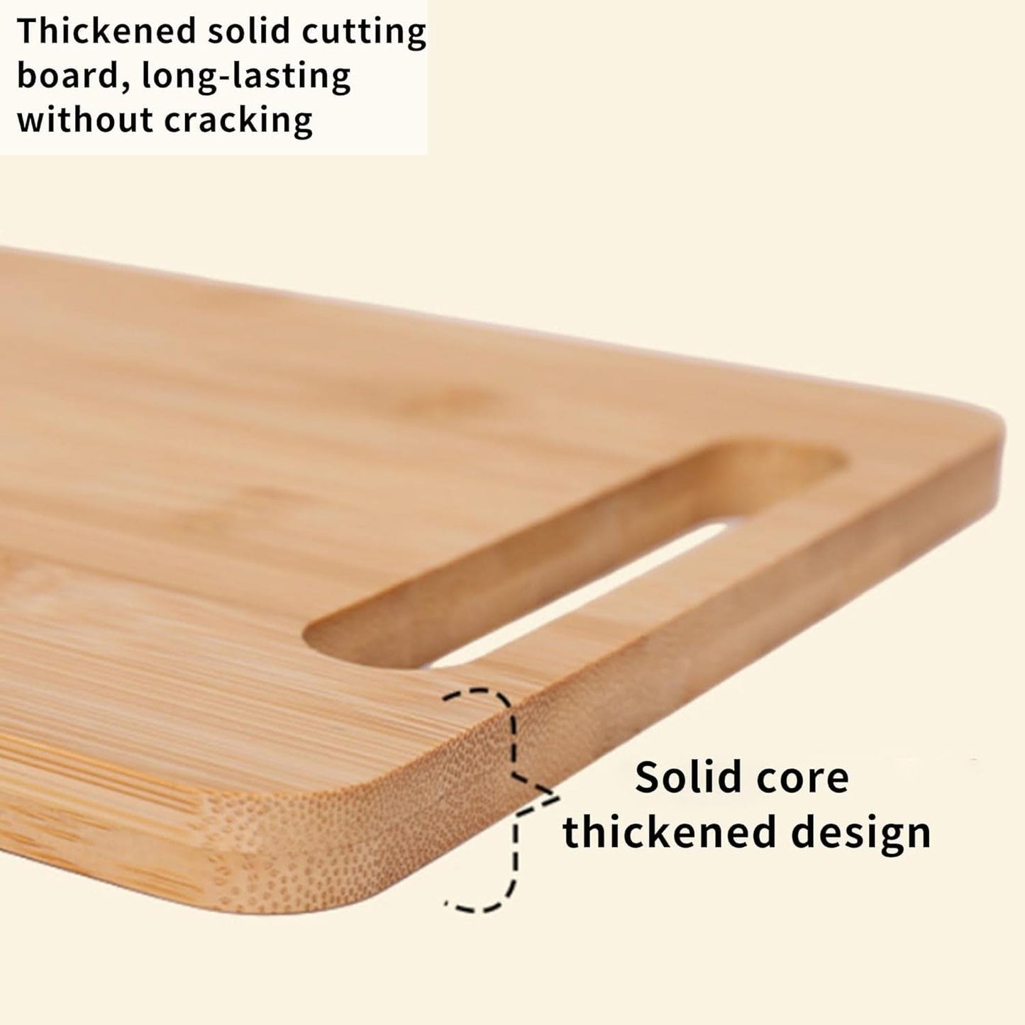 Premium Double-Sided Cutting Board – Durable and Perfect for Meat, Vegetables, and Everyday Kitchen Tasks (30.5 x 20 x 1.2 cm)