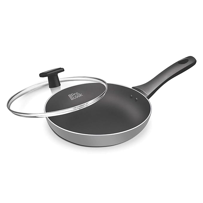 Fry Pan, 24 cm / 1.8 L Frying Pan With Glass Lid