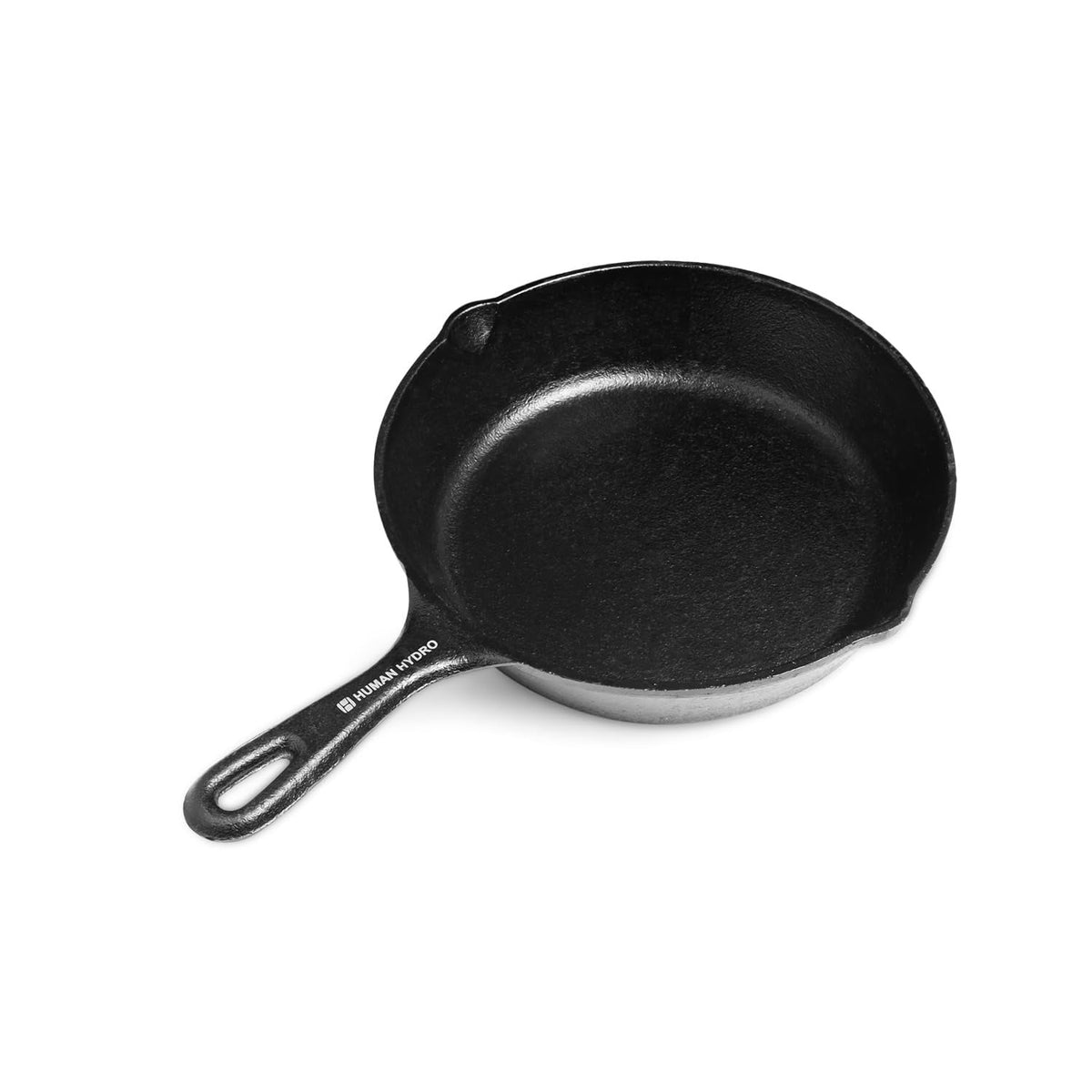 Pre-Seasoned Cast Iron Fry Pan 26 cm 1.9kg with Wooden Spatula Naturally Nonstick Gas Induction