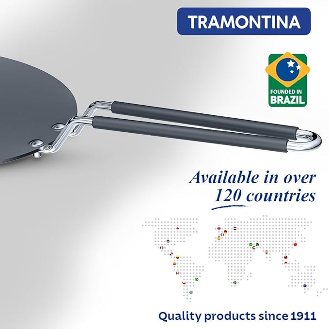 Healthy Triply Ceramic 26 cm Concave Tawa