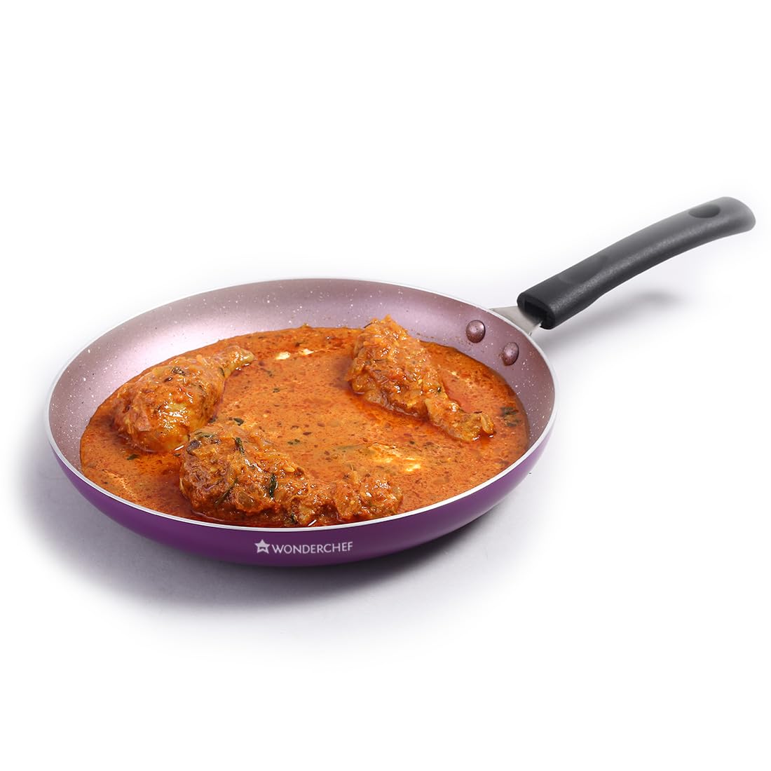 Non-stick Fry Pan, Cool Touch Bakelite Handle, Pure Grade Aluminium, 1.5 L Capacity, Size 24 cm