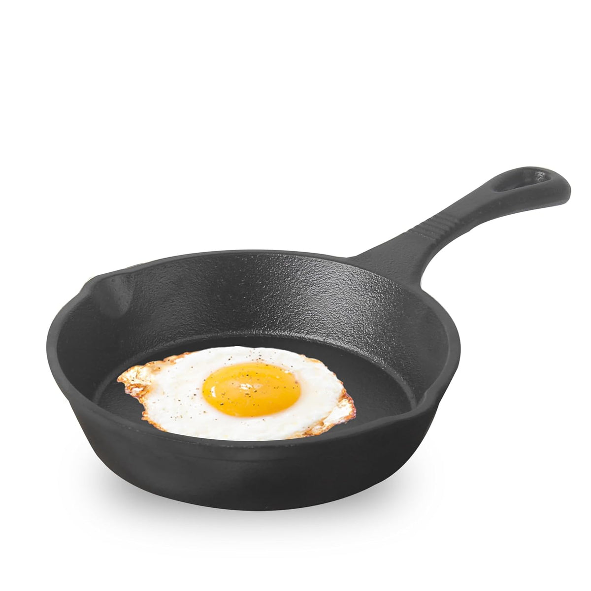 Preseasoned Cast Iron Fry Pan/Skillet With Long Handle, Induction Friendly, Nonstick Fry Pan