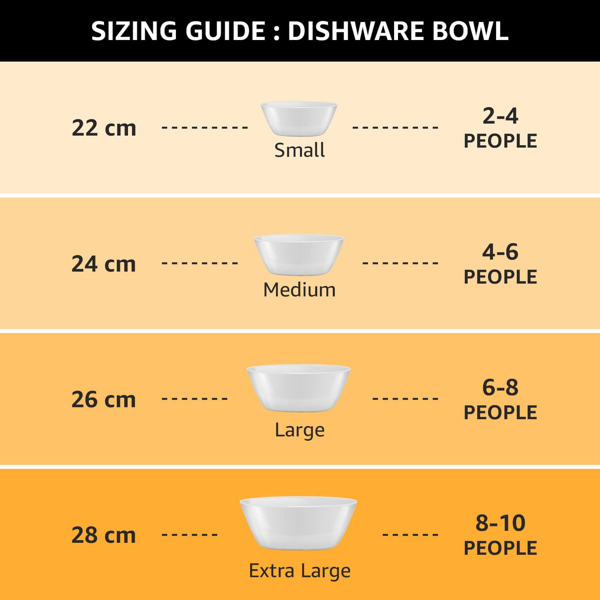 Opalware Bowl, Set of 2, White, 1000 ml