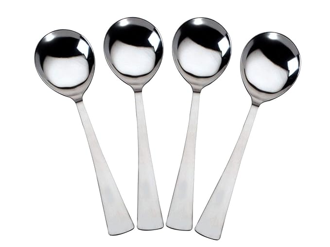 4 Pieces Stainless Steel Serving Spoon Set