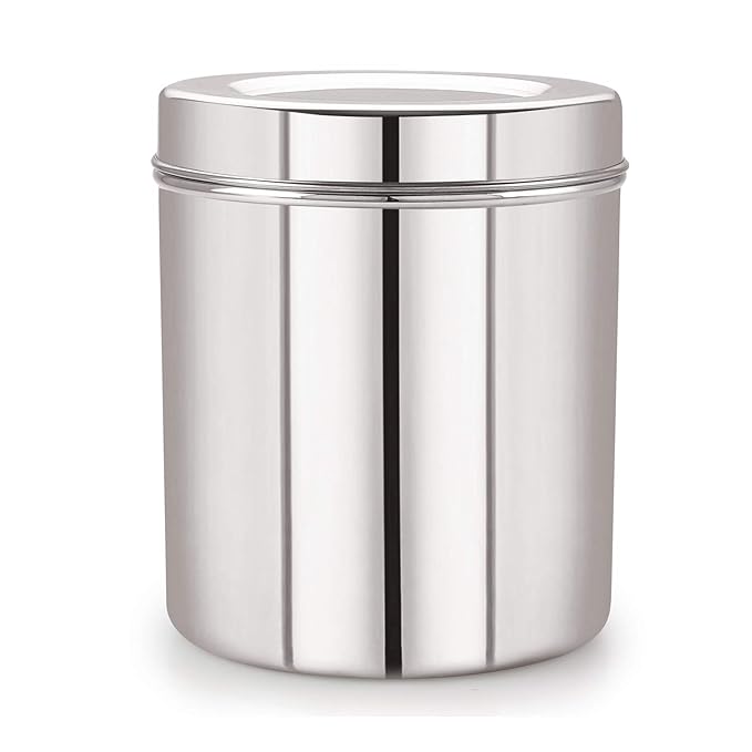 Stainless Steel Deep Dabba/Storage Containers, 1400 ml 1 Piece