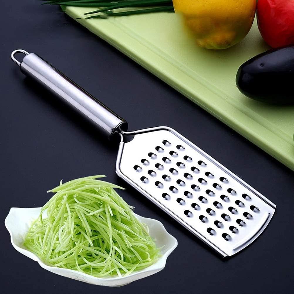 2-Piece Kitchen Grater Set – Razor-Sharp Stainless Steel Blades for Cheese, Chocolate, Carrot, Ginger, and Nuts