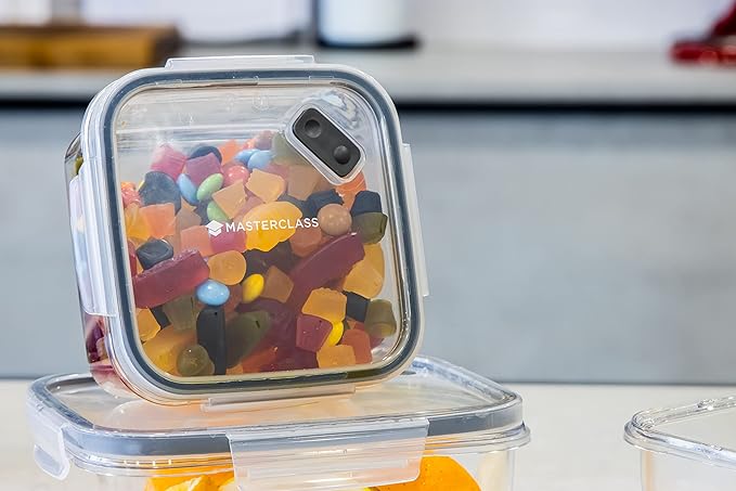 Premium Eco-Snap Recycled Plastic Airtight Food Storage Container with Lid