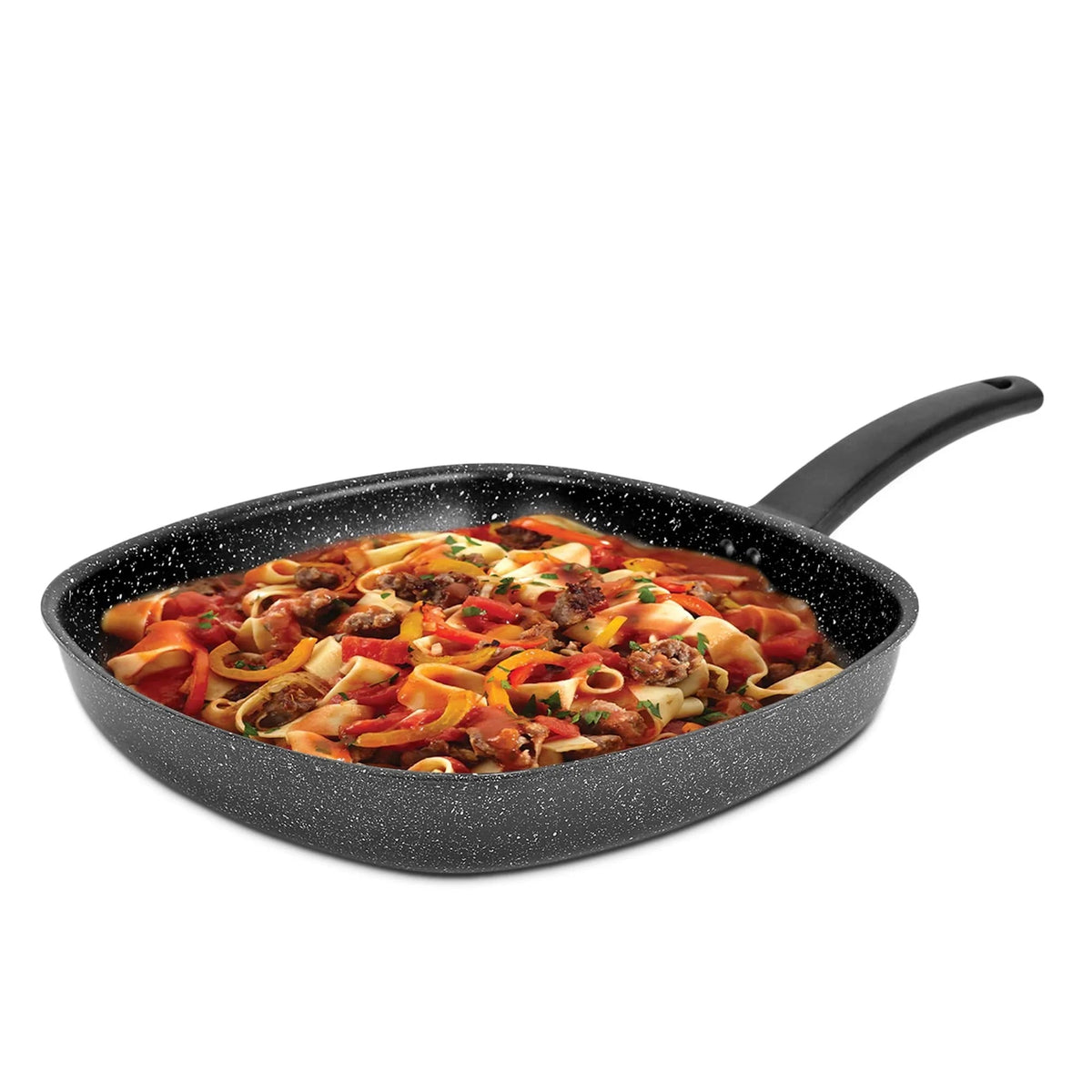 Non-Stick Aluminium Grill Pan 32 cm 3-Layer Coating PFOA Free Bakelite Handle