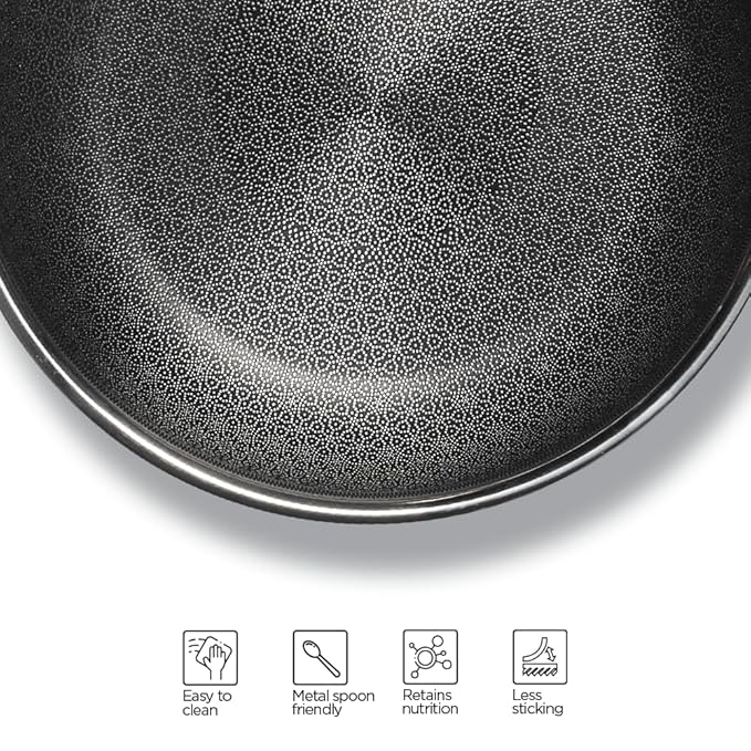 Triply Stainless Steel Kadai, Non Stick Kadhai, Kadai With Lid for Cooking, Induction Kadai, 24 cm