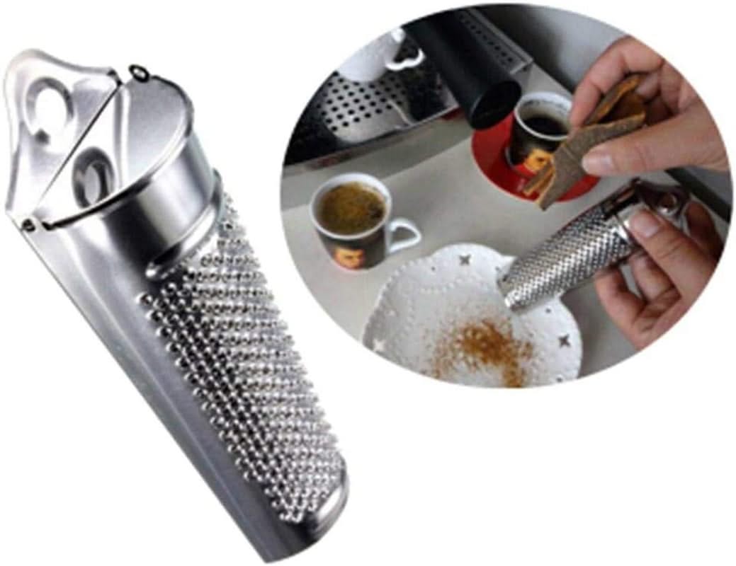 Stainless Steel Mini Handheld Grater – Multifunctional Kitchen Tool for Cheese, Lemon, Ginger, Garlic, and Nut