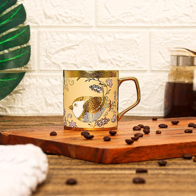 Bone China Gold Tea Cup, Goldcrest Gold, 180 ml