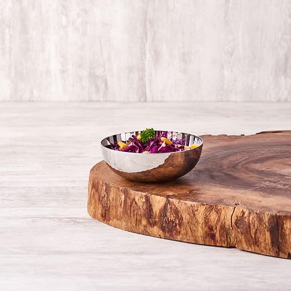 Stainless Steel Serving Bowl, Large Dining Table Bowl, Salads, Pasta, Noodles Serving Bowl