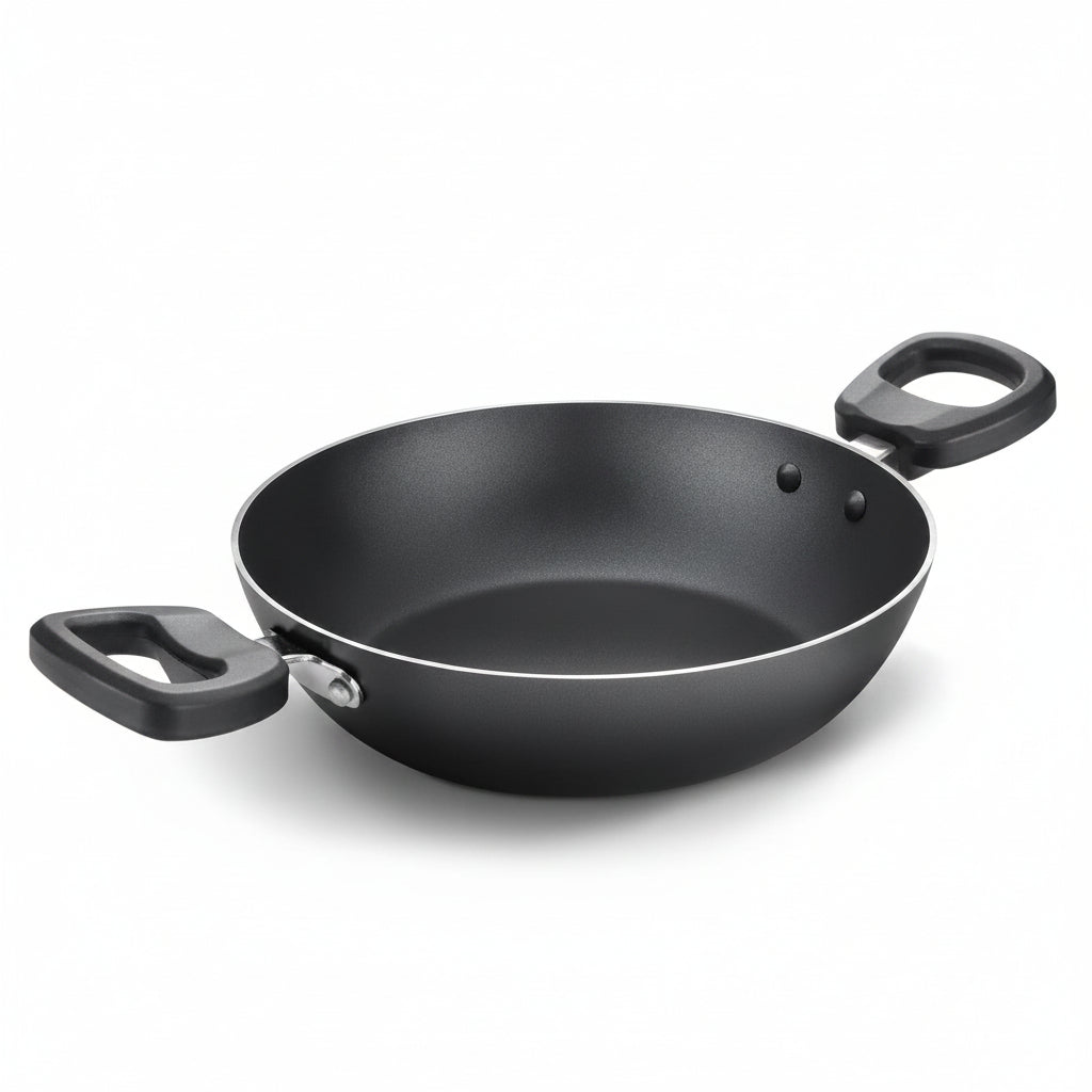 By 26 cm 3.2L Everyday Non-Stick Kadhai Cool Touch Handles