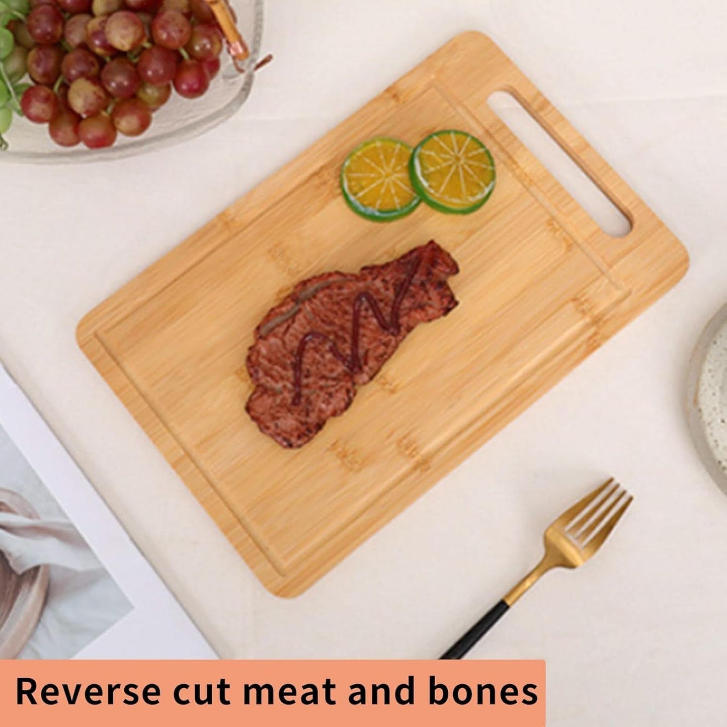 Premium Double-Sided Cutting Board – Durable and Perfect for Meat, Vegetables, and Everyday Kitchen Tasks (30.5 x 20 x 1.2 cm)