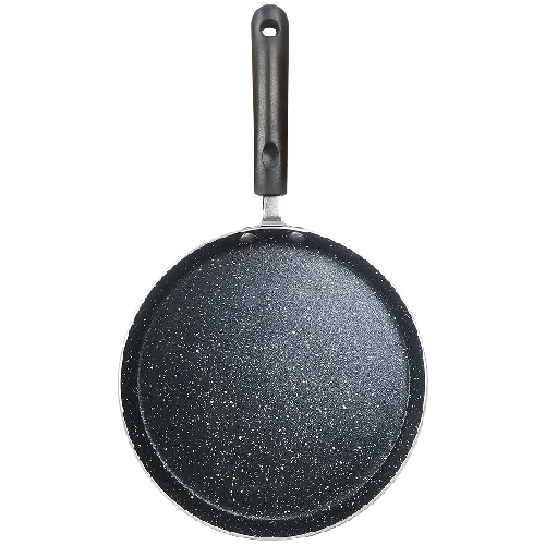 Non-Stick Flat Pan – Ideal for Flatbreads, Crepes, Pancakes, Tortillas, Eggs, Omelettes, Parathas, Roti, French Toast, Wraps, Tawa-Fried Fish, Quesadillas & Dosa – Available in 18cm, 22cm, 26cm Sizes in Beige & Black