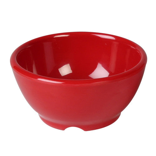 Melamine Pure Red Soup Bowl 296ml / 4 5/8" - Pack of 12