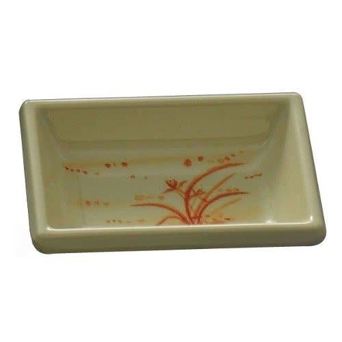 Asian-Style Rectangular Melamine Sauce Dish - Pack of 12