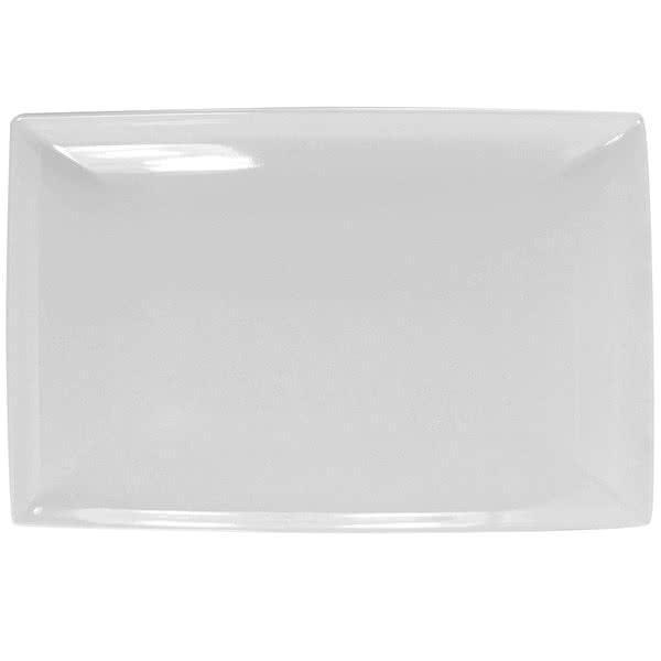 Classic Rectangular Melamine White Tray 330mm x 165mm - Pack of 12