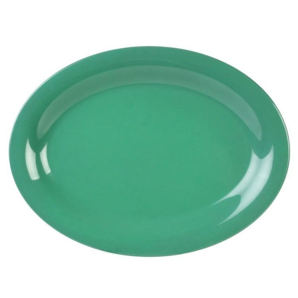 Green Oval Platter 305mm x 230mm / (9.05 inches) - Pack of 12 Default Title