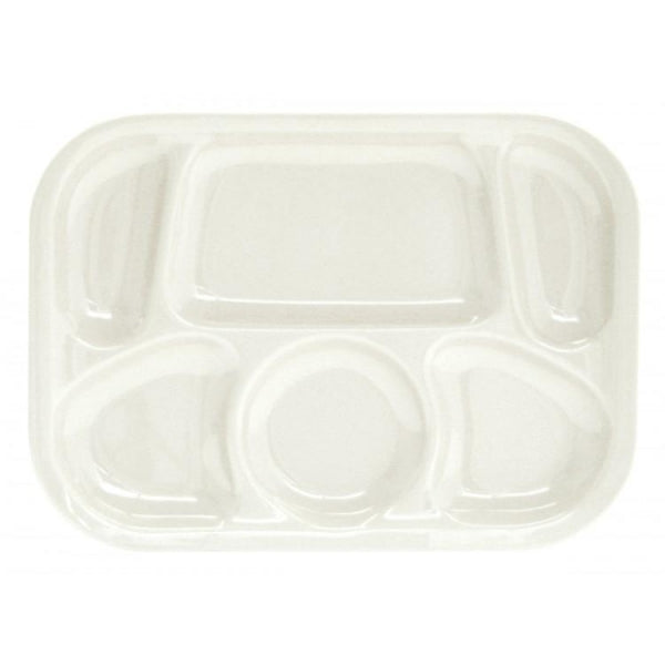 White Compartment Tray 330mm x 241mm - Pack of 12 Default Title