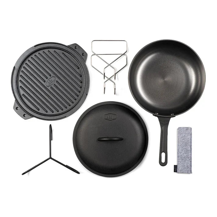 10" Cast Iron Cookset